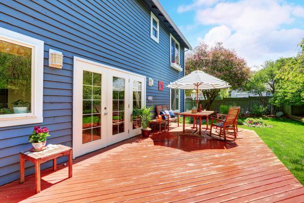 Blue Siding Installation in Traverse City